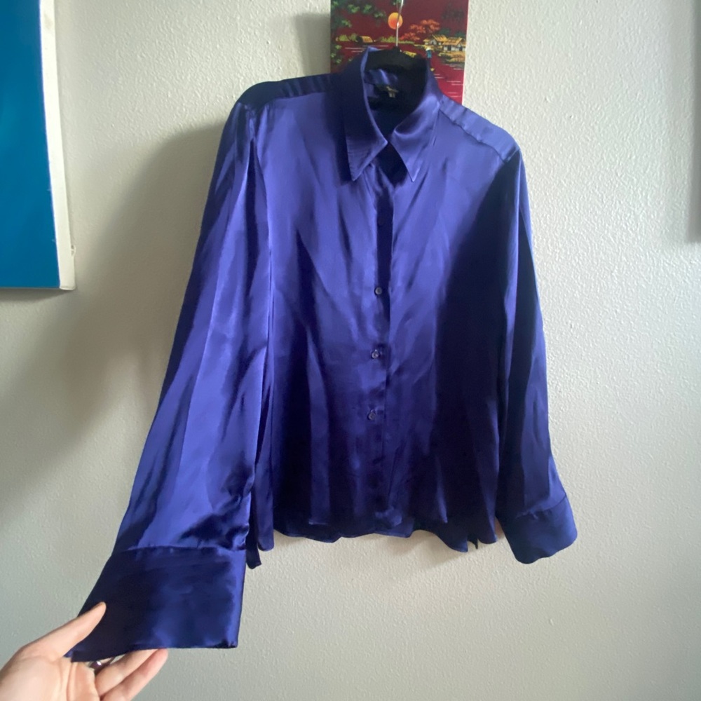 Massimo Dutti silky button down.